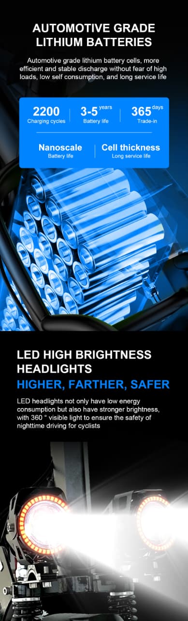 L10PRO 800W Electric Scooter - 45KM/H, 55KM Range, Off-Road Tires